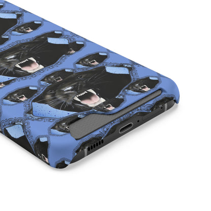 Panther Roar© Limited Edition Slim Lightweight DuraFlex© Safe Impact Resistant Phone Case With Card Holder Compatible with iPhone 13, and Samsung Galaxy S21, S22 models