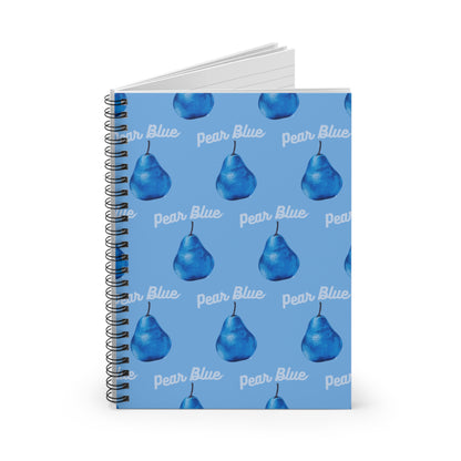 Pear Blue© Always Perfect Simply Sweet Spiral Notebook - Rule Lined