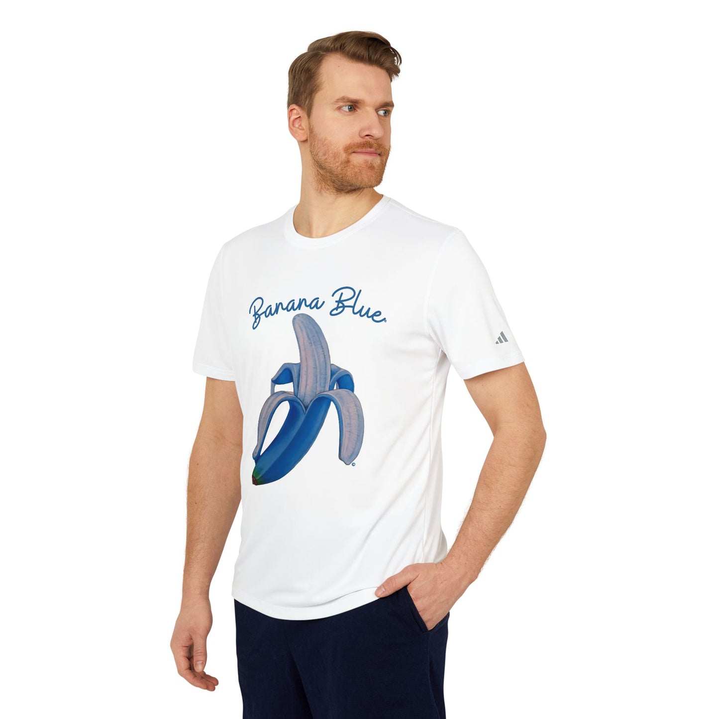 Adidas® Banana Blue© Luxturnal© 50+ UPF Protection Soft Light Comfort Relaxed Deluxe Unisex Sport T-shirt