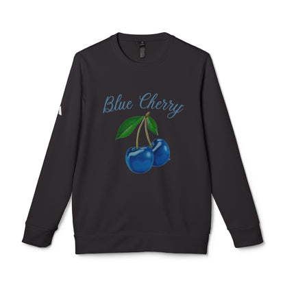 Blue Cherry© Luxturnal© Adidas® Unisex Super Soft Deluxe Cozy Fleece Crewneck Sweatshirt