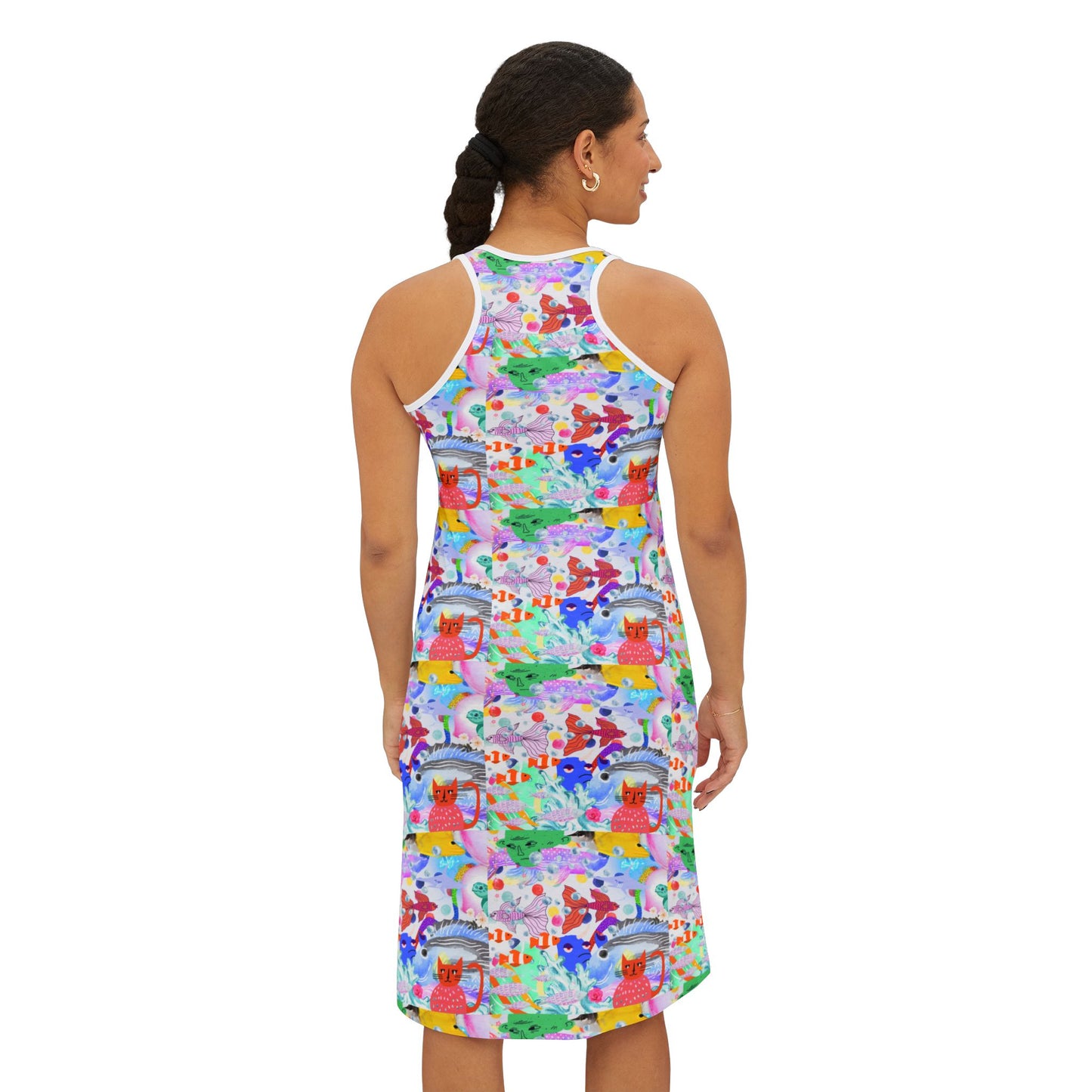 Ocean Dream© Women's Deluxe All Day Super Soft Comfort Active Flex Easy Care Racerback Dress