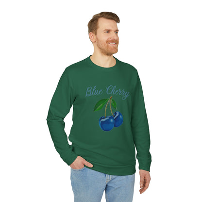 Blue Cherry© Luxturnal© Adidas® Unisex Super Soft Deluxe Cozy Fleece Crewneck Sweatshirt