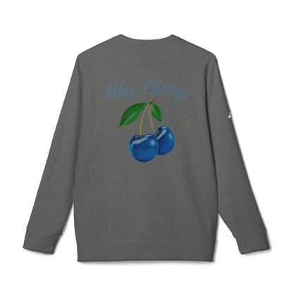 Blue Cherry© Luxturnal© Adidas® Unisex Super Soft Deluxe Cozy Fleece Crewneck Sweatshirt