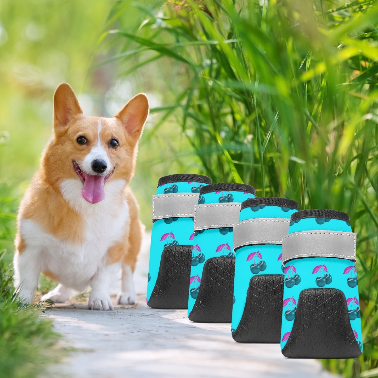 Blue Cherry© Limited Edition Pop Comfort Easy Clean Booties for Dogs