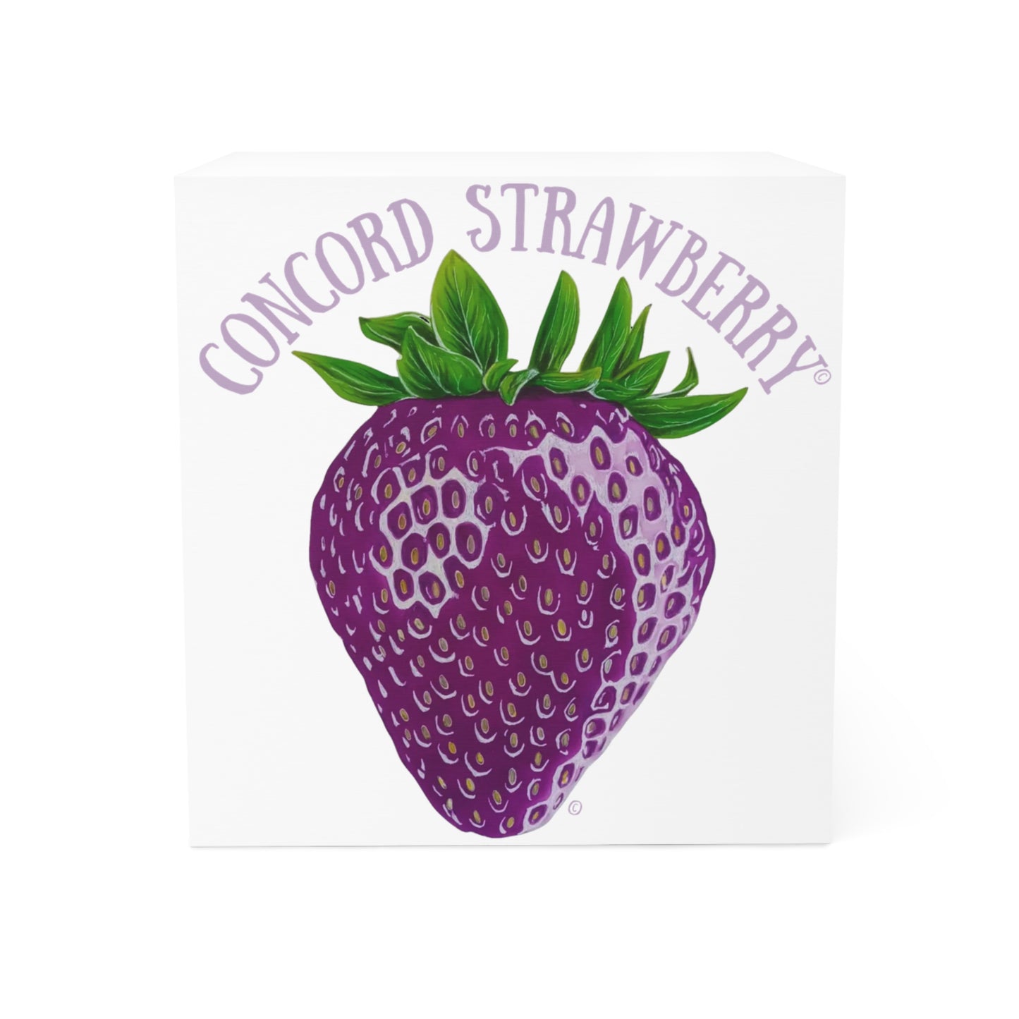 Concord Strawberry© Everyday Write A Sticky Note Cube 700 Sheets