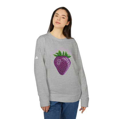 Concord Strawberry© Luxturnal© Adidas® Unisex Super Soft Deluxe Cozy Fleece Crewneck Sweatshirt