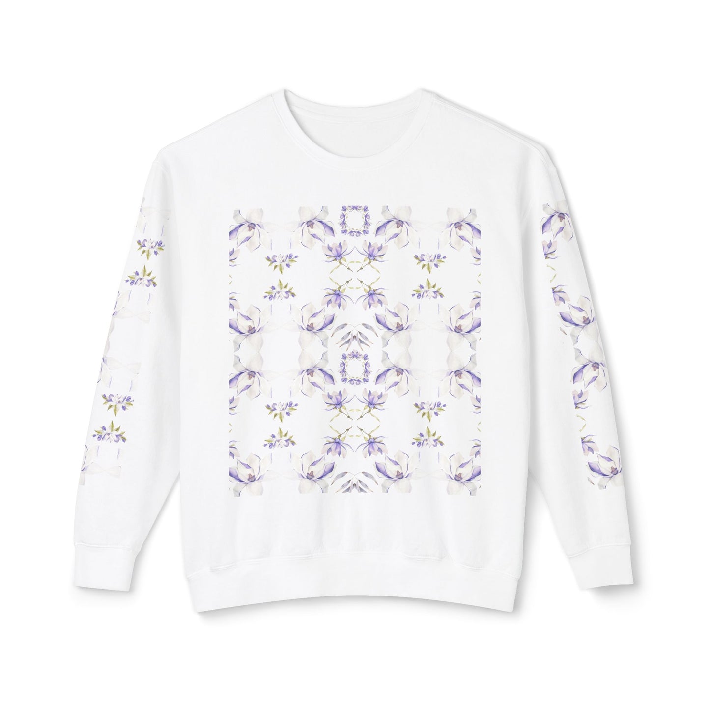 Princess Goddess© Deluxe American Made Comfort Relaxed Premium Cotton Lightweight Crewneck Sweatshirt Unisex