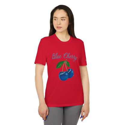 Adidas® Blue Cherry© Luxturnal© 50+ UPF Protection Soft Light Comfort Relaxed Deluxe Unisex Sport T-shirt