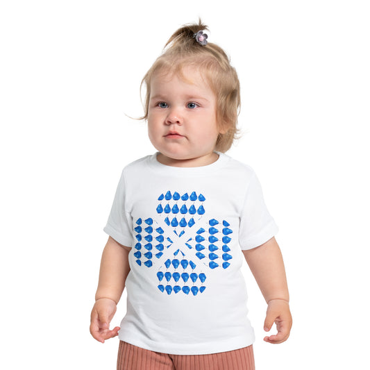 Pear Blue© Baby Soft Purely Perfect Cotton Short Sleeve T-Shirt