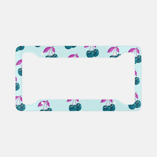 Blue Cherry© Limited Edition POP Pro design License Plate Frame