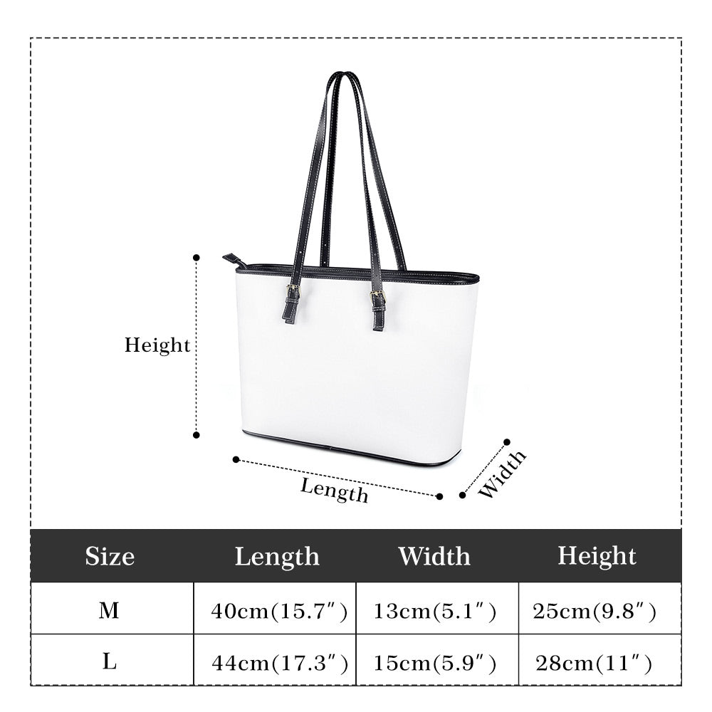 Gigi In Aruba© Euro Soft PU Leather Tote Bag In White